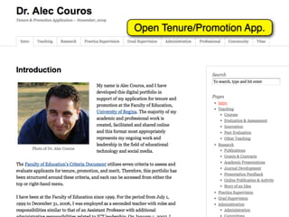 Open Tenure/Promotion App.
 