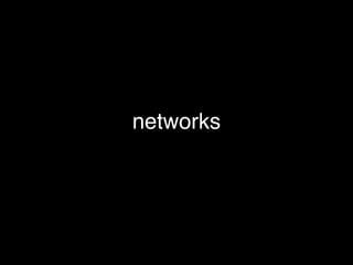 networks
 