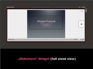 „Slideshare“ Widget (full sized view)
 