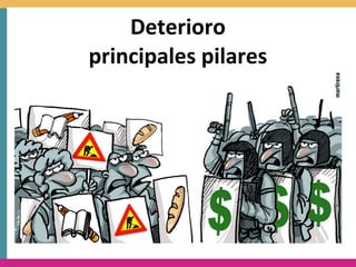 Deterioro	
  
principales	
  pilares
 