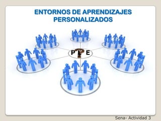 Partes de un PLE Jordi Adell
habla de que un PLE tiene
  tres partes principales:
                   1
            Las herramientas
           que uno elige para
             su aprendizaje.
                   .
 
