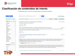 Diigo
Clasificación de contenidos de interés
 