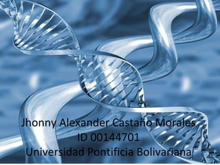 Jhonny Alexander Castaño Morales ID 00144701 Universidad Pontificia Bolivariana 