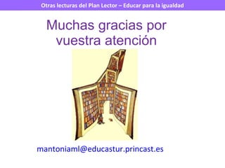 Muchas gracias por vuestra atención [email_address] 