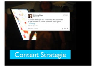 Content Strategie
 