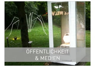 ÖFFENTLICHKEIT
& MEDIEN
 