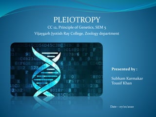 Pleiotropy | PPTX