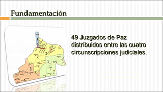 4499 JJuuzzggaaddooss ddee PPaazz 
ddiissttrriibbuuiiddooss eennttrree llaass ccuuaattrroo 
cciirrccuunnssccrriippcciioonn...