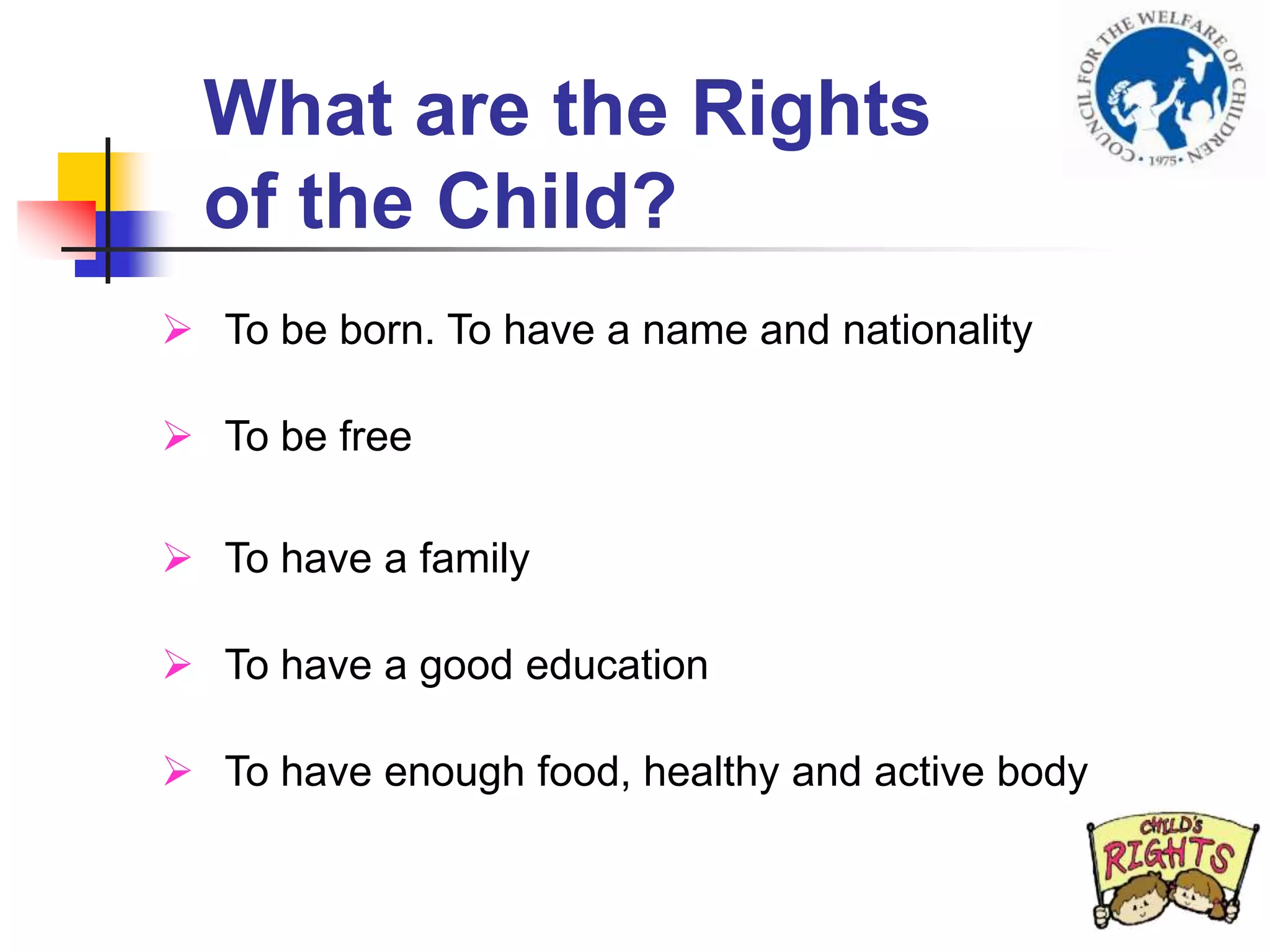 Child Rights | PPTX