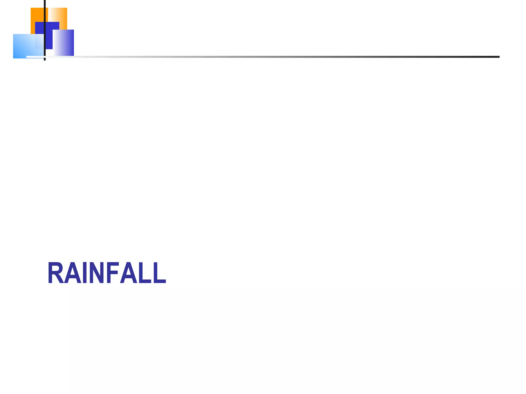 RAINFALL 
