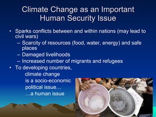Plenary 2 - Social Impacts of Global Climate Change | PPT