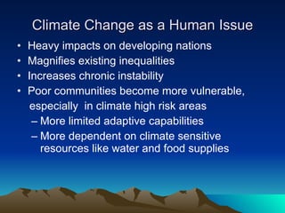 Plenary 2 - Social Impacts of Global Climate Change | PPT