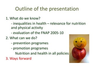 SchoolenvironmentNationalNutritionandphysicalactivity are part of a regularcuriculla in schools
