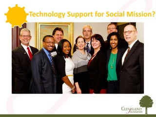 Technology Support for Social Mission?
 