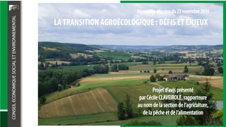 La transition agroécologique : défis et enjeux | PDF