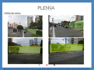FOTOS DO LOCAL
Material exclusivo para treinamento de corretores. Proibida a divulgação. As informações aqui constantes poderão ser alteradas a exclusivo critério da incorporadora.
 