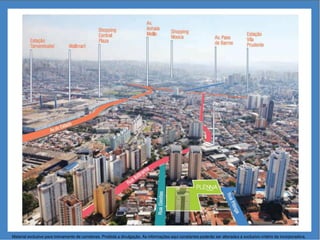 Material exclusivo para treinamento de corretores. Proibida a divulgação. As informações aqui constantes poderão ser alteradas a exclusivo critério da incorporadora.
 