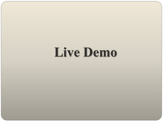 Live Demo
 