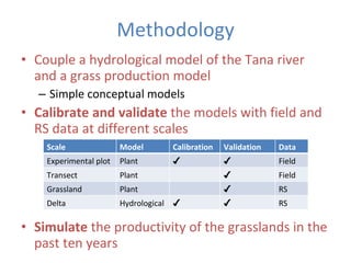 Ecosystem services of floodplain grasslands: Defining fodder production  in the Tana delta
