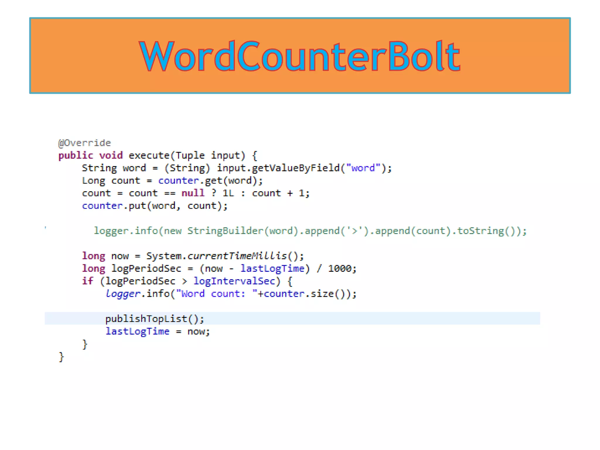 Apache Storm and twitter Streaming API integration