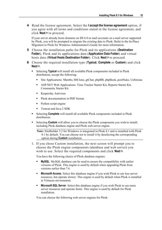 Plesk 8.1 for Windows | PDF