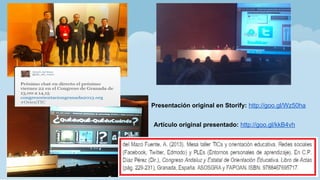 Presentación original en Storify: http://goo.gl/Wz50ha
Artículo original presentado: http://goo.gl/kkB4vh
 