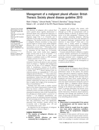 Pleural disease guideline | PDF