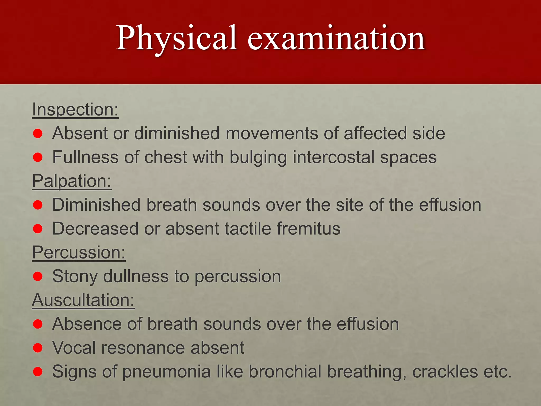 Pleural effusion | PPTX
