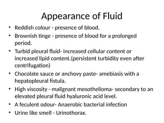 PLEURAL EFFUSION (1).. powerpoint presentations | PPTX