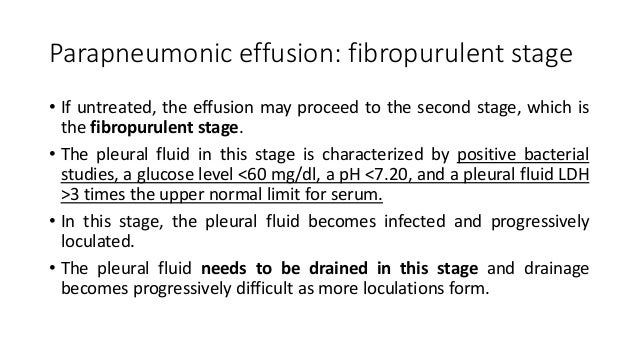 parapneumonic effusion