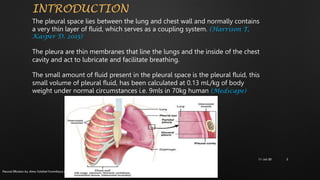Pleural effusion by Aina- Tolofari Funmilayo Ayodeji | PDF