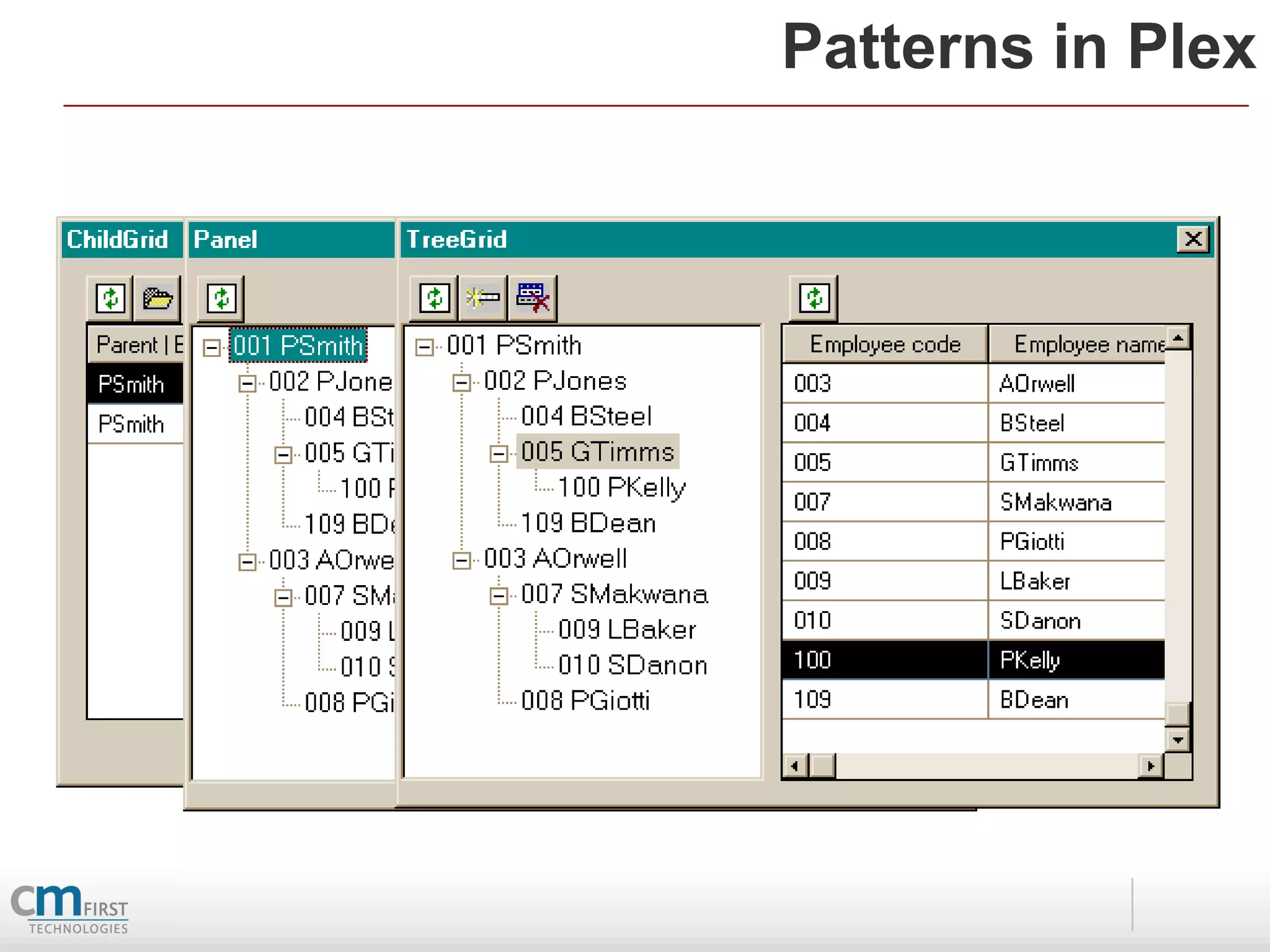 Patterns in Plex
 