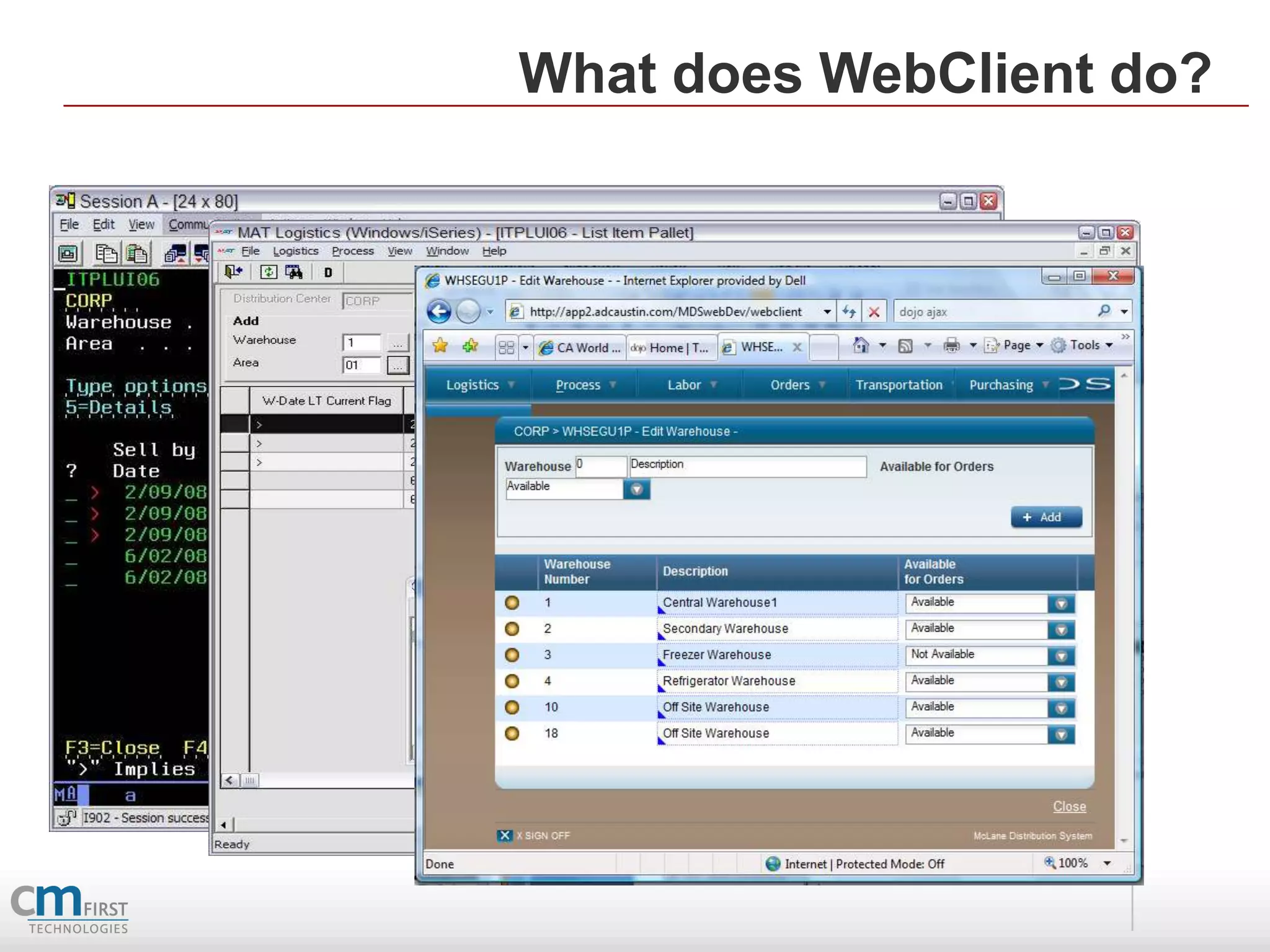 What does WebClient do?
 