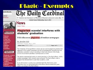 Plagio - Exemplos
 