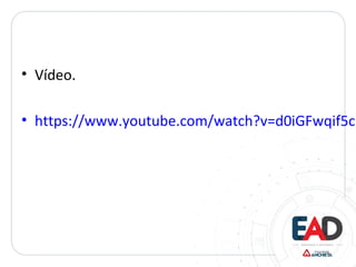 • Vídeo.
• https://www.youtube.com/watch?v=d0iGFwqif5c
 