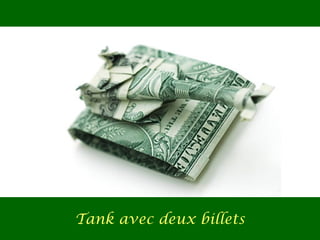 Tank avec deux billets
 