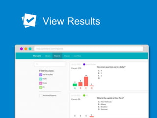 Plickers Graph Plickers getting started | PPTX
