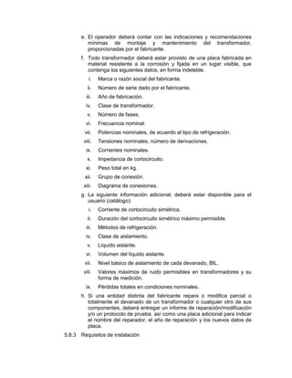 Pliego tecnico normativo-rptd10_centrales_produccion_y_subestaciones | PDF