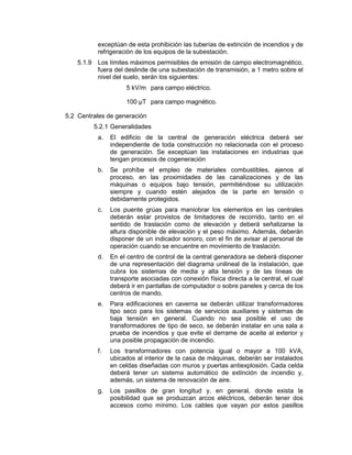 Pliego tecnico normativo-rptd10_centrales_produccion_y_subestaciones | PDF
