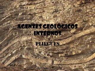 AGENTES GEOLÓGICOS
INTERNOS
PLIEGUES
 