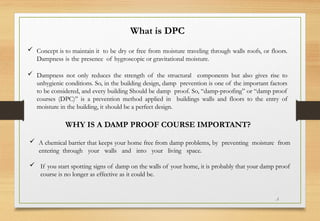 Plinth & Damp Proof Course | PPTX