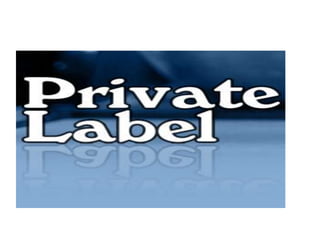 Private label in Big bazaar | PPT