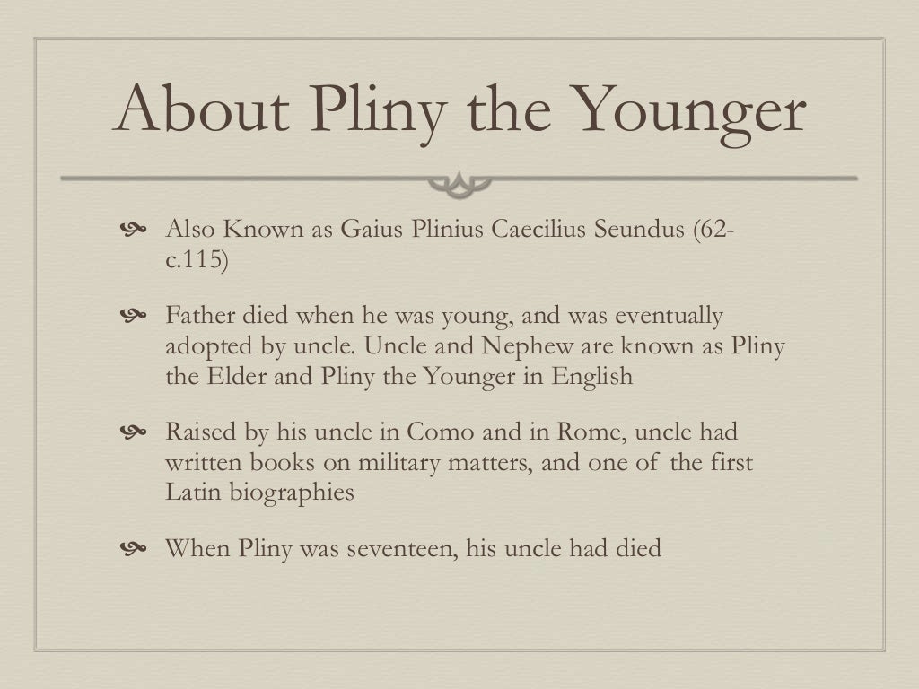 Pliny the younger
