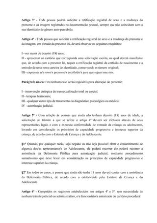 PDF) O REGISTRO CIVIL DA CRIANÇA INTERSEX COMO GARANTIA DO DIREITO À  IDENTIDADE