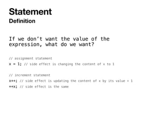PL Lecture 04 - Expression and Statement | PDF | Web Development | Internet