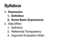 PL Lecture 04 - Expression and Statement | PDF