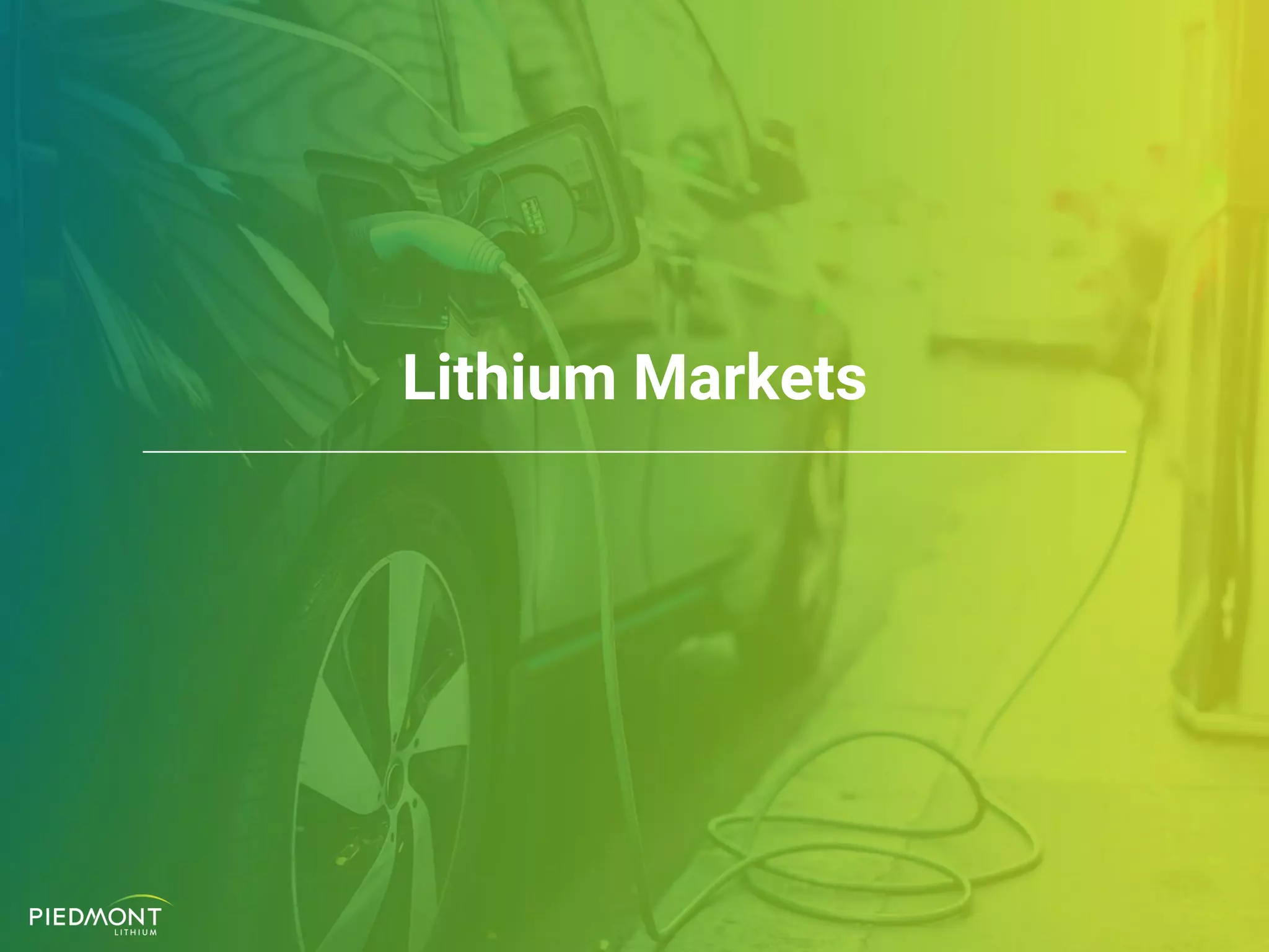 Lithium Markets
 