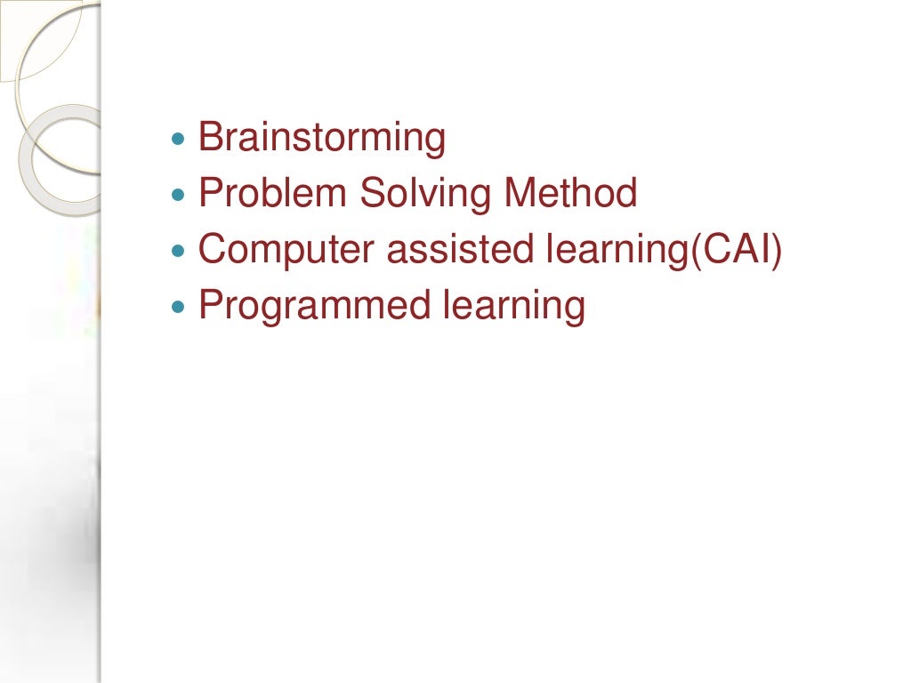 techniques of teaching computer science