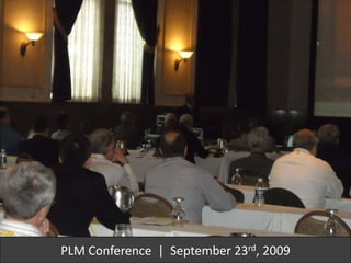 PLM Conference | September 23rd, 2009
 