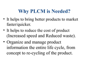 Product life cycle management presentation | PPTX
